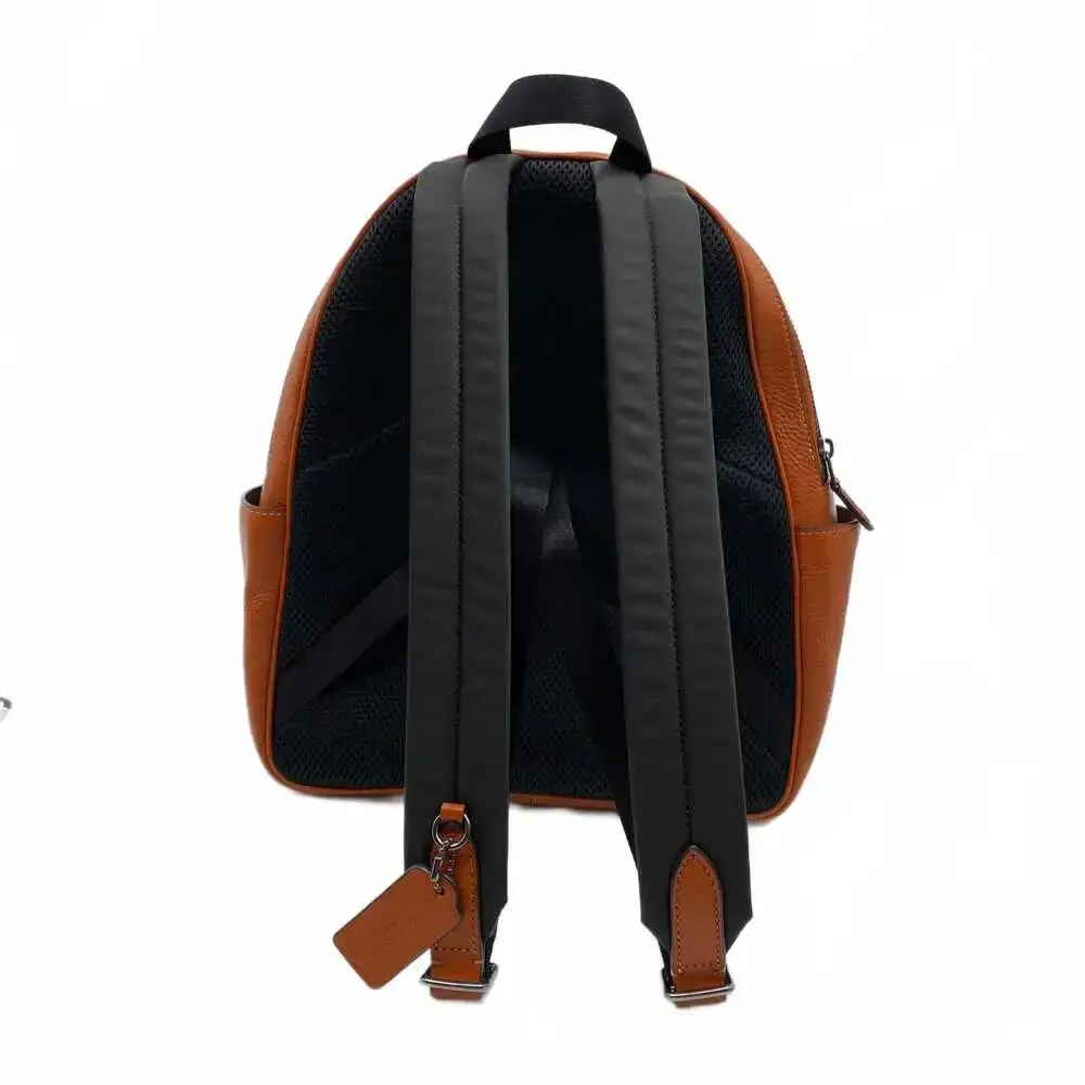 Coach Orange Leather Backpack | OS Regular Backpacks